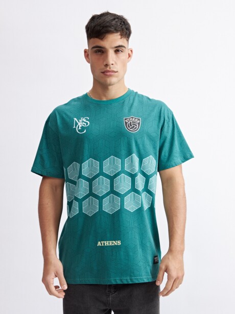 REMERA ECHOES VERDE