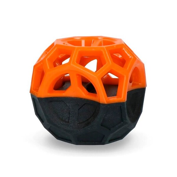 Juguete Pelota Rellenable Perro Con Sonido Resistente Morder Variante Color Negro