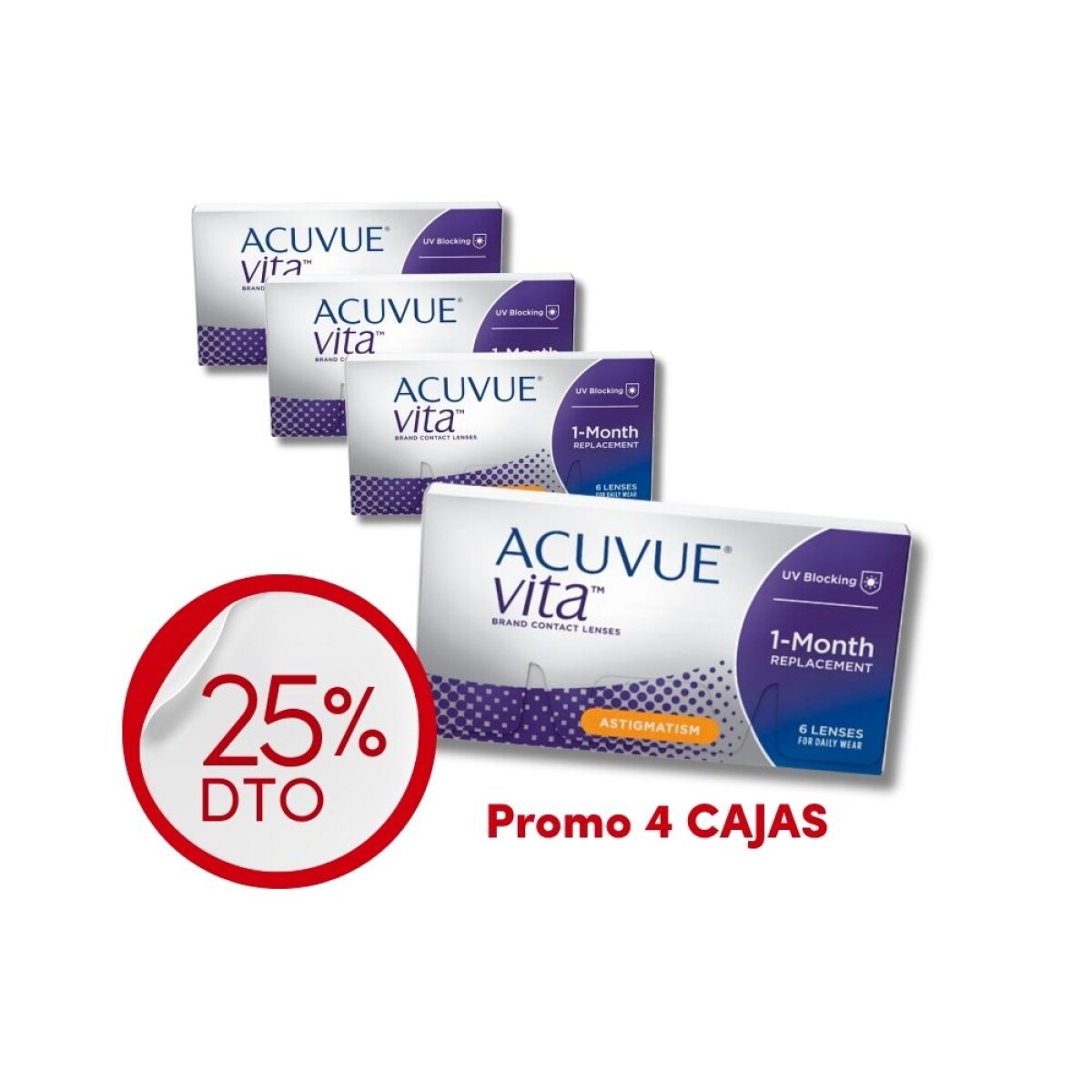 Acuvue Vita Torico - PROMO 4 Cajas 