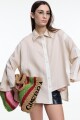 CAMISA TIRAS Beige