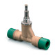 LLAVE TERMOFUSION BRILLO ACERO INOXIDABLE USO BAÑO 000