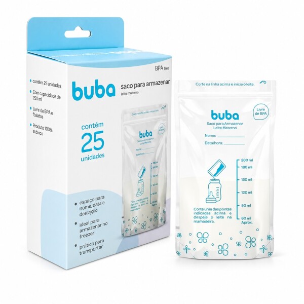 Pack x25 bolsas leche BUBA Pack x25 bolsas leche BUBA