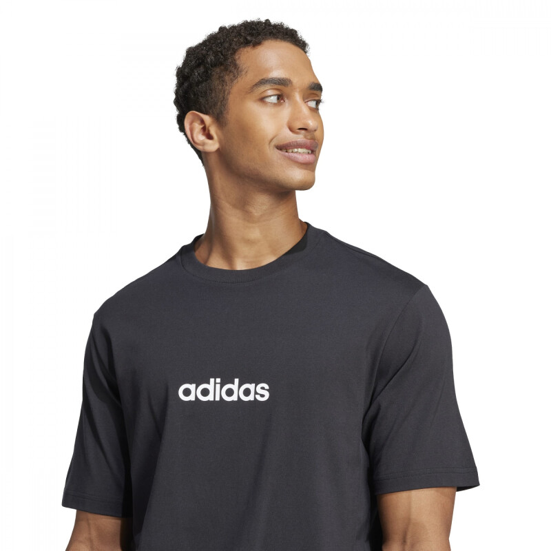 Remera Sportwear Adidas de Hombre - JE8993 Negro-blanco