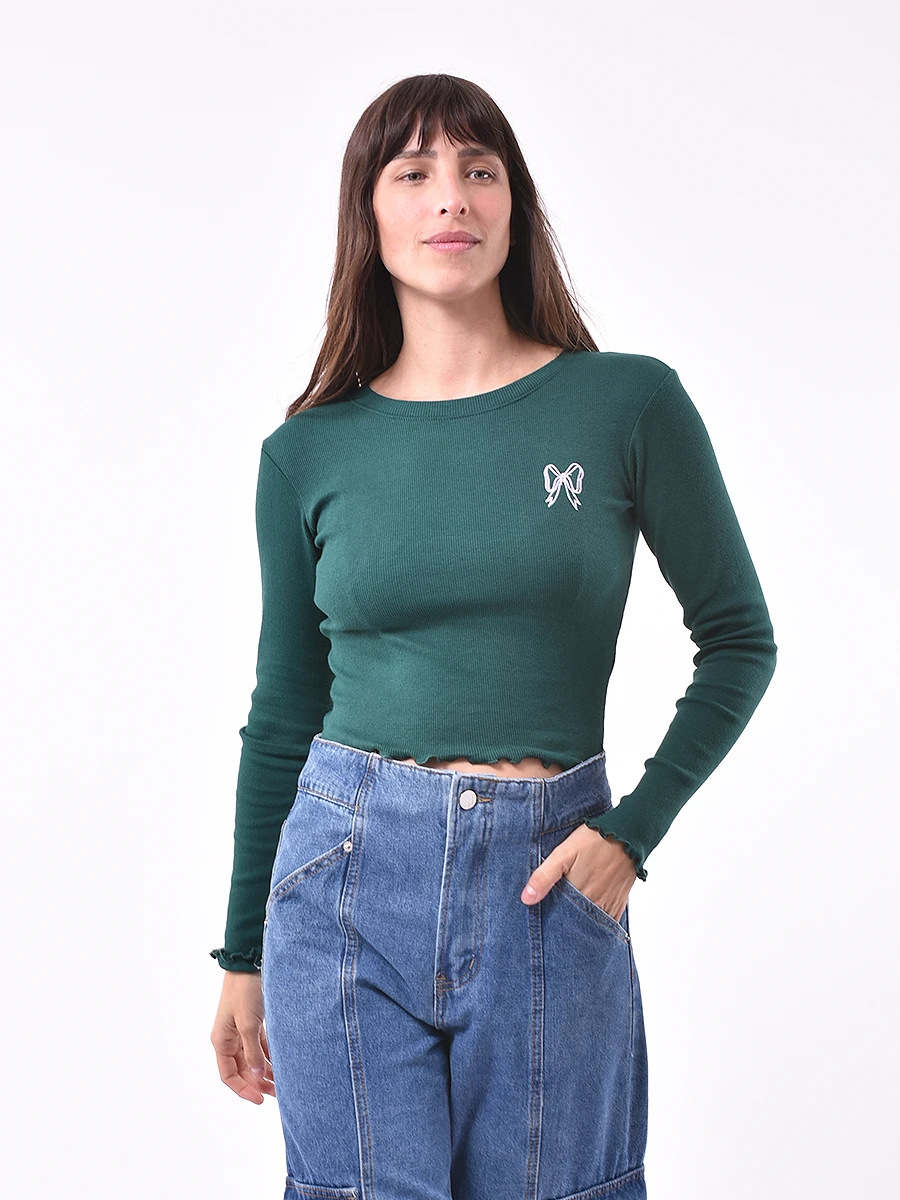 REMERA SPREAD - VERDE OSCURO 