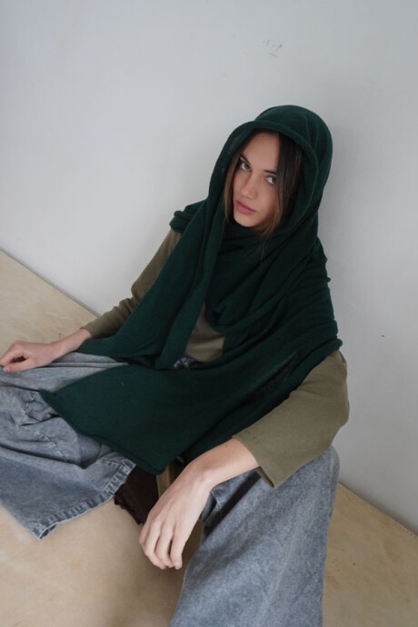 Pashmina PUR Verde Ingles