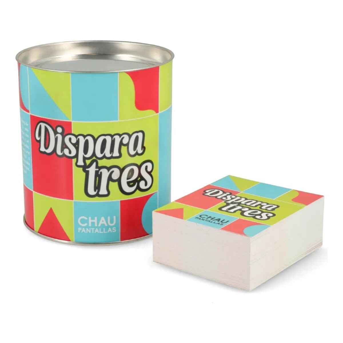 Juego de cartas Dispara Tres Chau Pantallas 