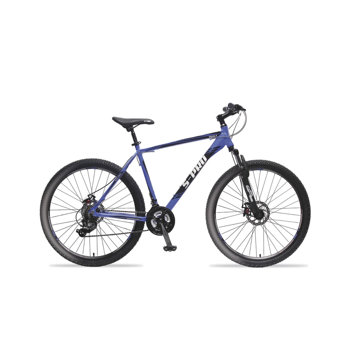 Bicicleta montaña S-PRO VX rodado 27.5 shimano 21 cambios y frenos de disco - Azul 