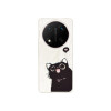 Protector para Honor Magic7 Lite plateado diseño gato animado Protector Para Honor Magic7 Lite Plateado Diseño Gato Animado