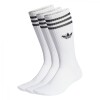 Medias High Crew Sock Unisex Blanco