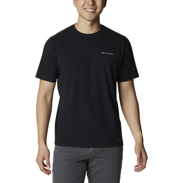 M Sun Trek Short Sleeve -Apricot Fizz BLACK