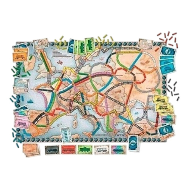 Juego de Mesa Aventureros al Tren: Europa Juego de Mesa Aventureros al Tren: Europa