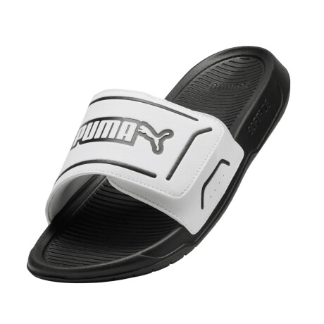 PUMA ROYALCAT COMFORT 2 SLIDES White & Black