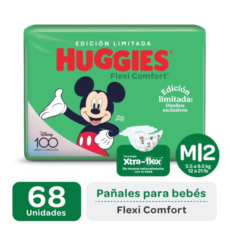 Pañales Huggies Flexi Comfort Ahorrapack Talle M 68 Uds. Pañales Huggies Flexi Comfort Ahorrapack Talle M 68 Uds.