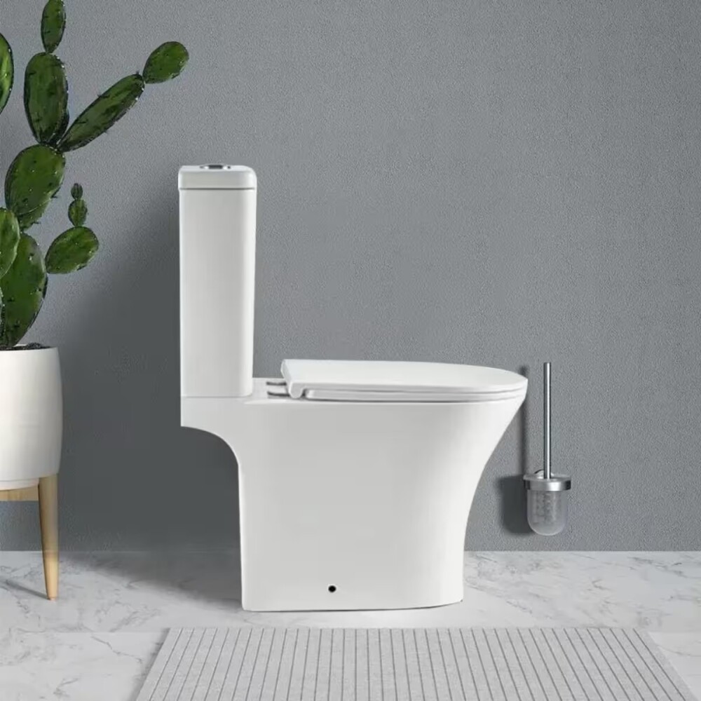 Inodoro largo con mochila Mirage Blanco Inodoro Largo Con Mochila Mirage Blanco