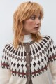 Cardigan Bariloche beige melange