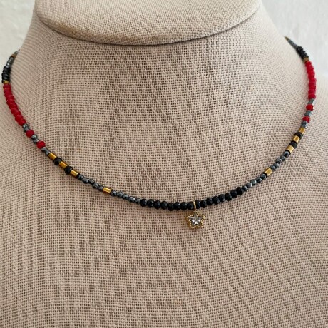 Collar Olimpia en acero y piedras Collar Olimpia en acero y piedras