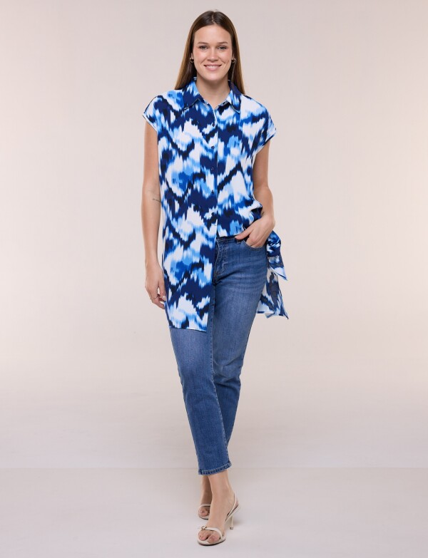 Tunica 2 Ways Printe AZUL/MULTI