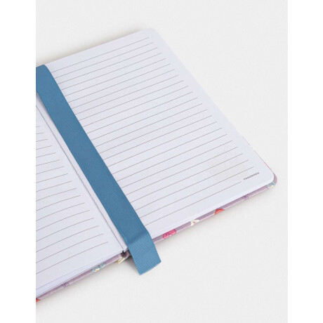Cuaderno A5 Tapa Dura De Pu Estampado Violeta Lila
