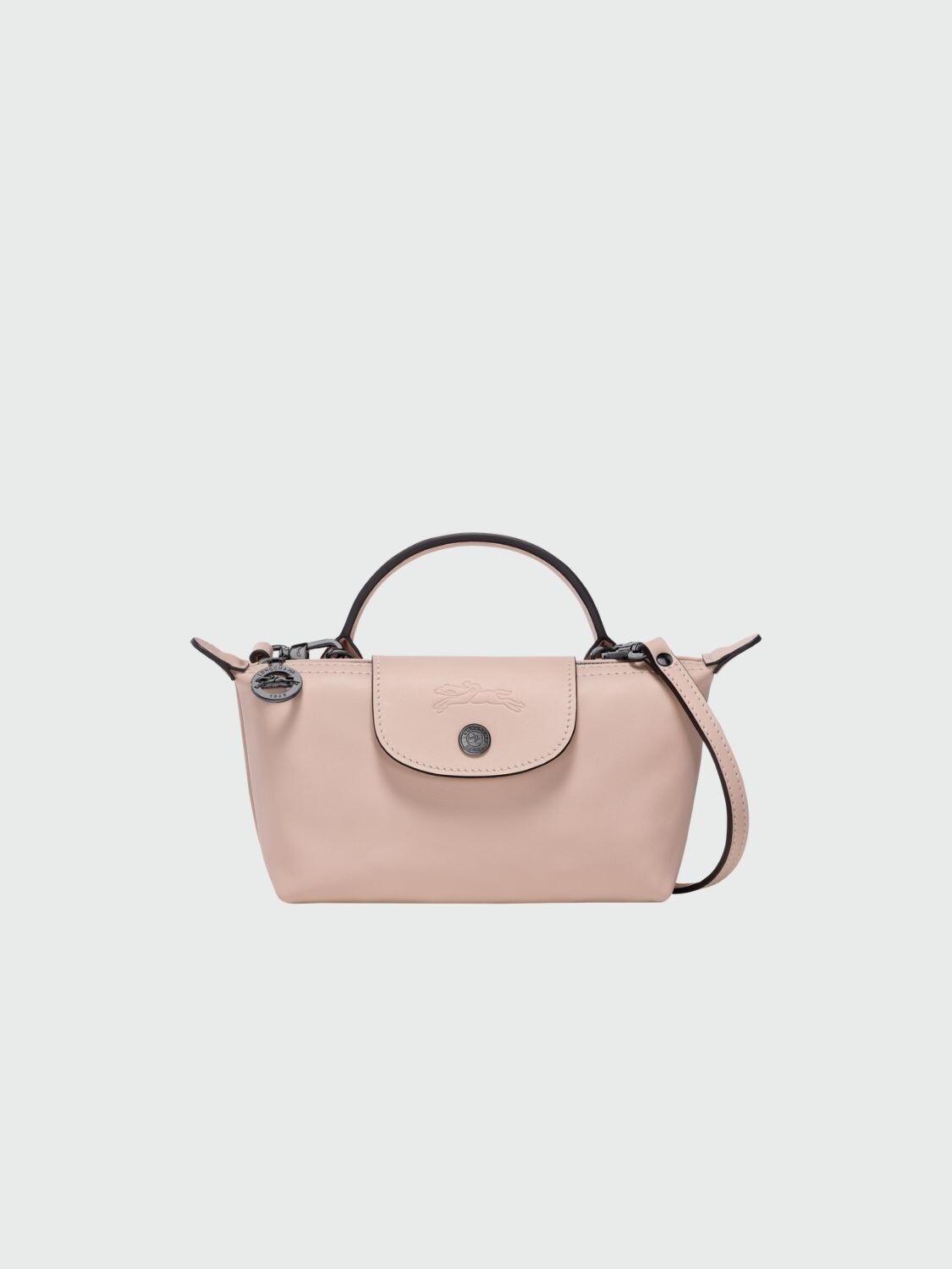 Longchamp- Cartera bandolera de cuero XS, Le pl¡age extra 0