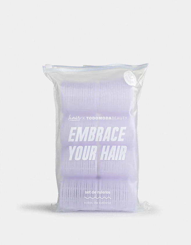 Accesorios Pelo Set En bolsita Set De Ruleros - Violeta Lila