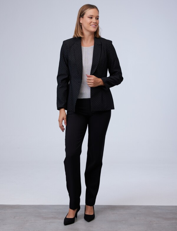 Blazer Lurex NEGRO/PLATEADO