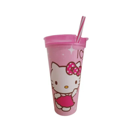 Vaso Plástico 2 en 1 Hello Kitty Vaso Plástico 2 en 1 Hello Kitty