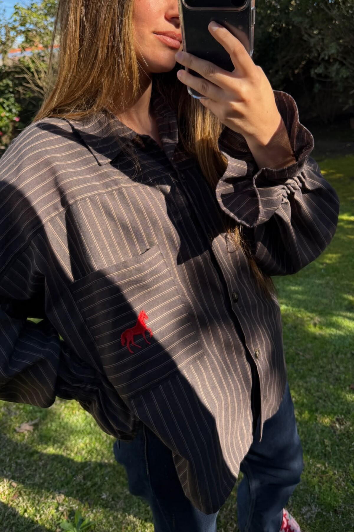 The Ranch Shirt Chocolate / Beige