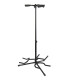 Soporte Triple 3 Guitarras Bajos Piso Tripode Musica Negro
