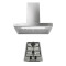 Pack Campana Ventor Acero Inoxidable 60cm Pack De Campana Extractora Ventor 60CM + Anafe A Gas Vulcano Dou 2 Acero Inoxidable