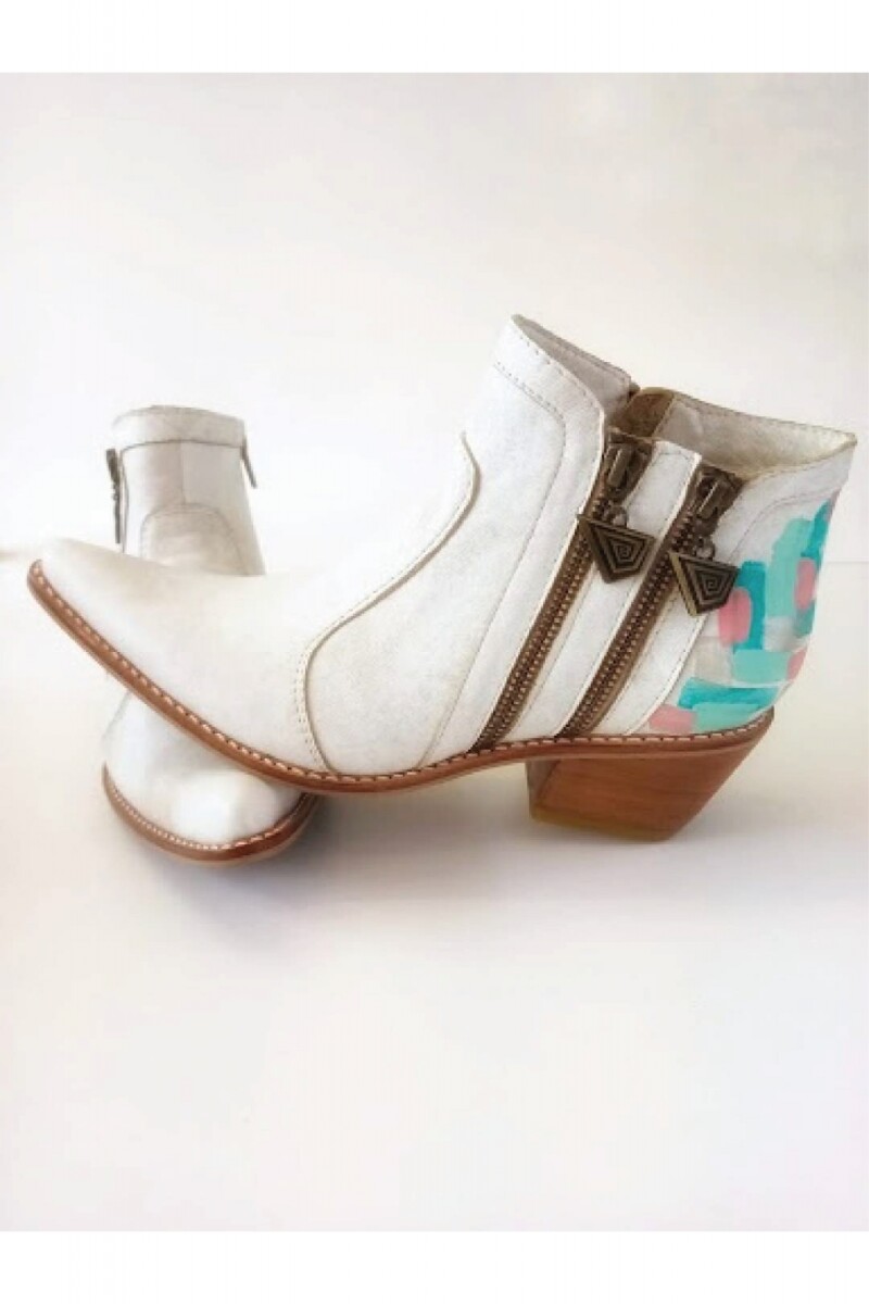 Bota Eva White con Arte 