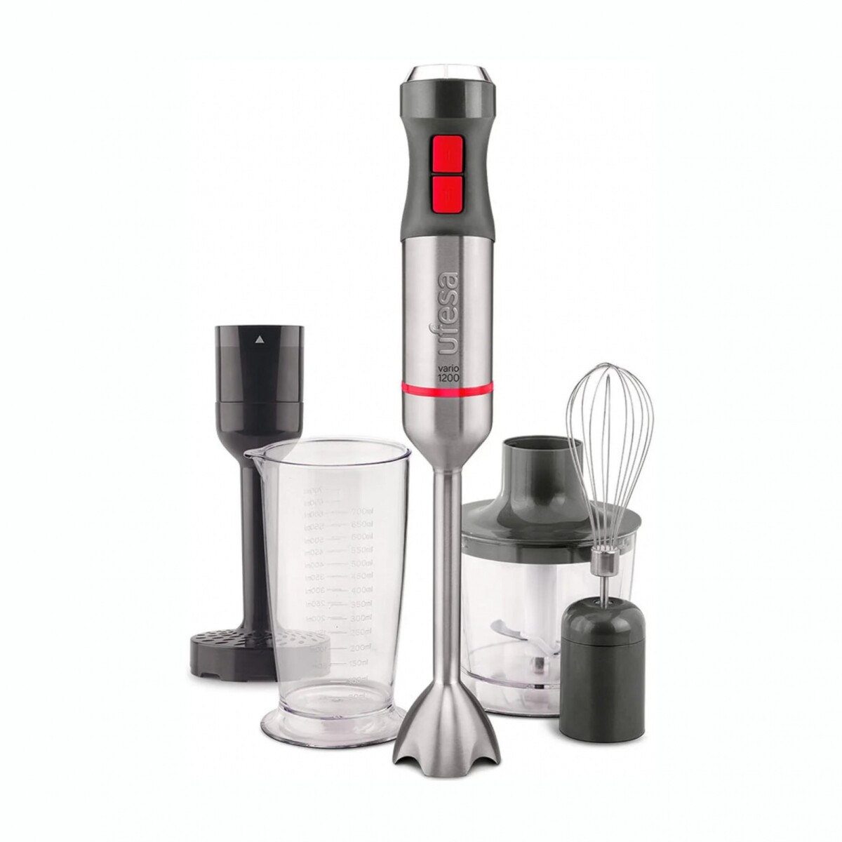 Mixer De Mano UFESA BP4654 Vario 1200W 20 Velocidades Con Accesorios 
