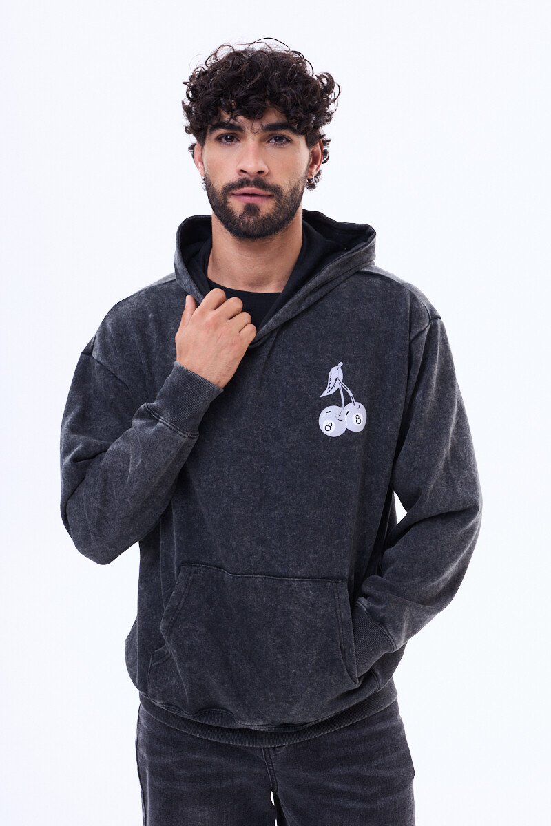 Buzo de felpa Tossa - Negro 