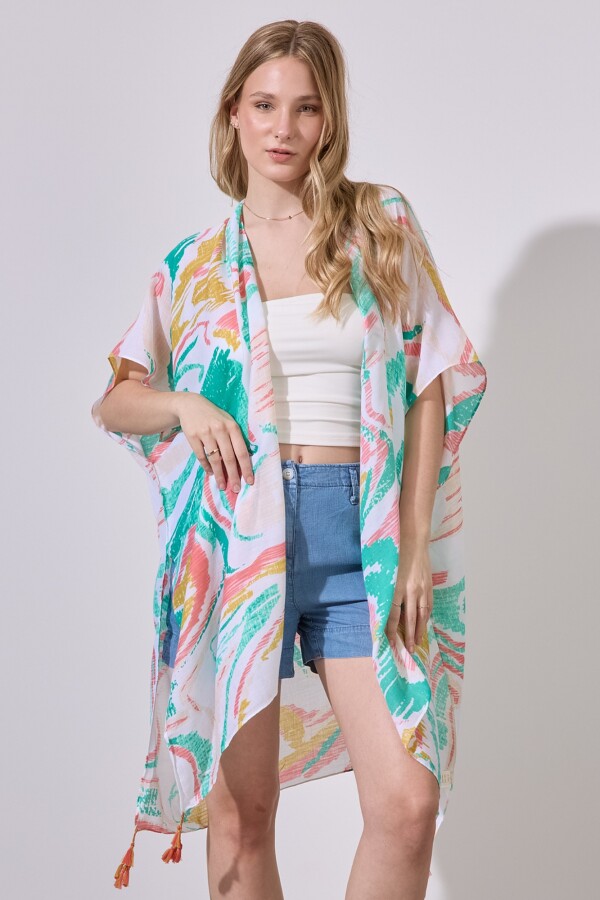 Kimono Summer MULTI/CORAL
