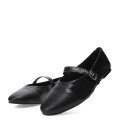 Zapatos de Mujer Miss Carol Efecto Croco Negro