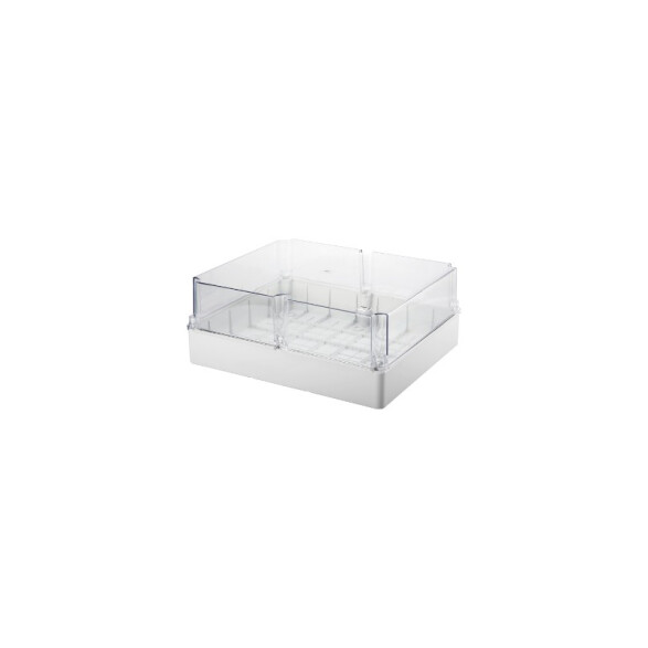 Caja con tapa transp. c/ bisagra IP56 - 46x38x18cm GE4441