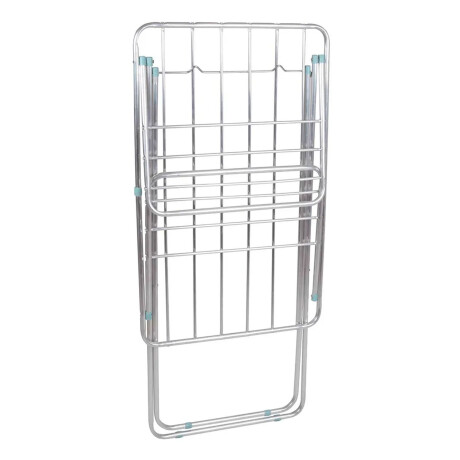 Tender Slim Plegable Alas Extensible 10.9M Ropa Aluminio Mor Plateado