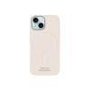 Protector para iPhone 15 texturada color blanco Protector Para Iphone 15 Texturada Color Blanco