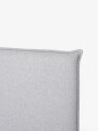 Respaldo De Cama, Miranda King Gris Melange