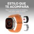 Reloj Inteligente Smartwatch X 3 Mallas Bt Ultra 2 Miccell Color Dorado
