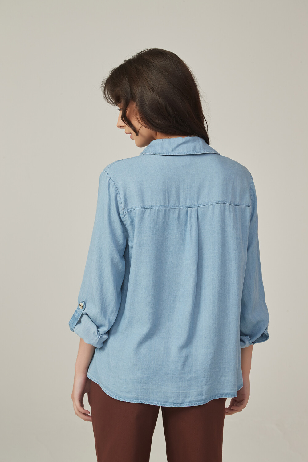 Camisa Aguirre Celeste