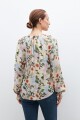 Blusa estampa floral multicolor