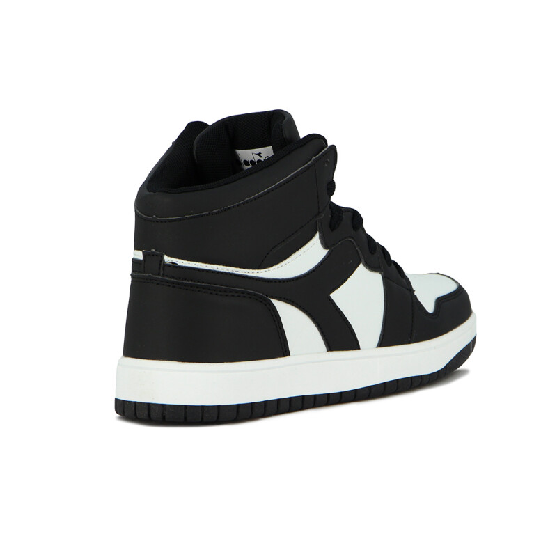 Diadora Lifestyle Milano Ii Mid Teen - Negro/blanco Negro-blanco