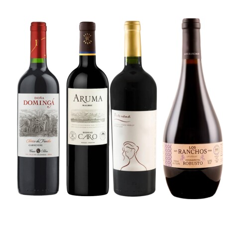 Pack 4 vinos diferentes Pack 4 vinos diferentes