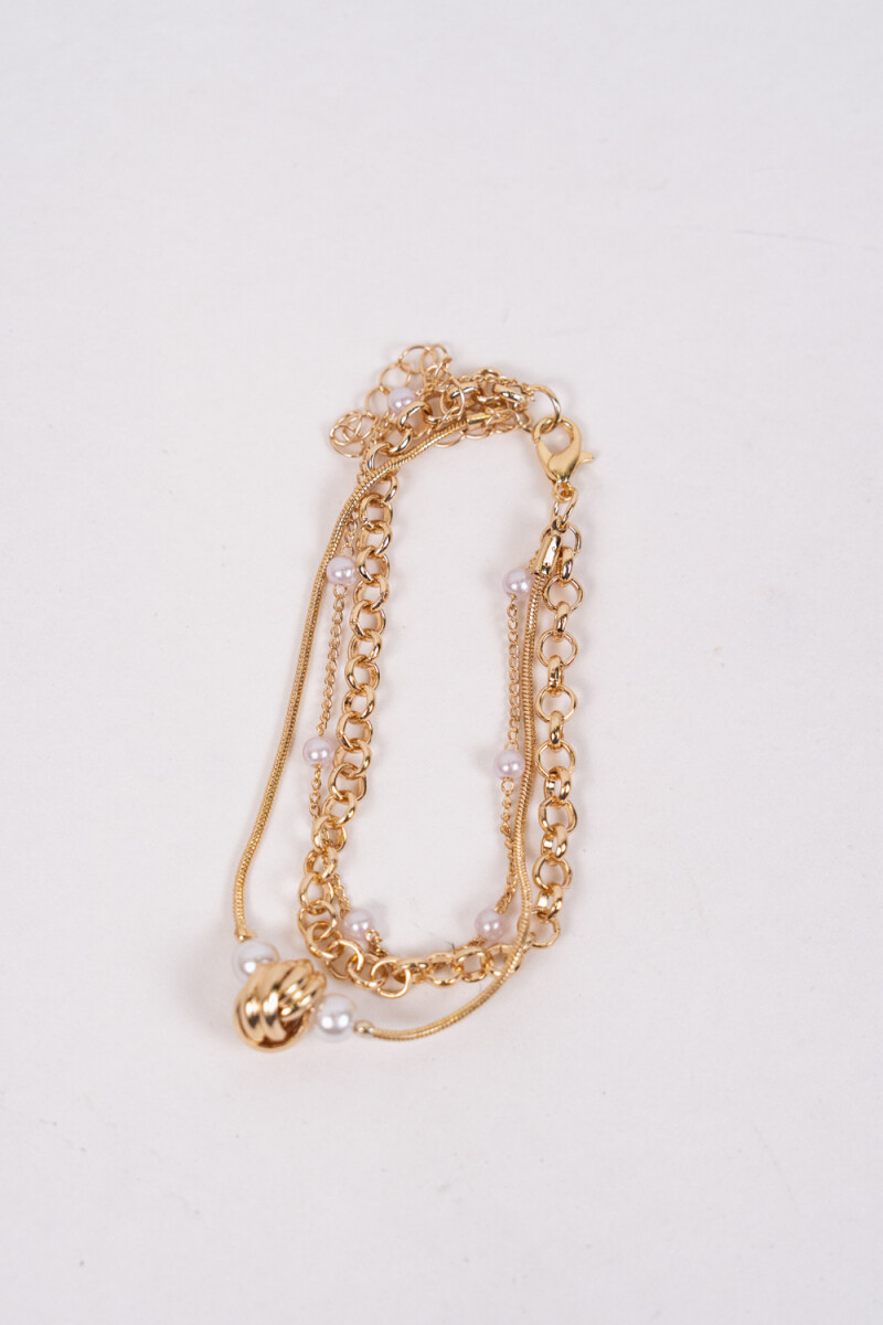 Brazalete Perl - Dorado 