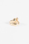 Anillo bold dorado