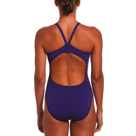 Traje De Baño Racerback One Piece de Mujer morado