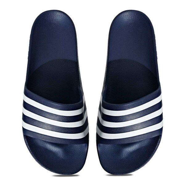 Chanclas Adidas Adilette Aqua Dkblue/ftwwht/dkblue Marino-blanco