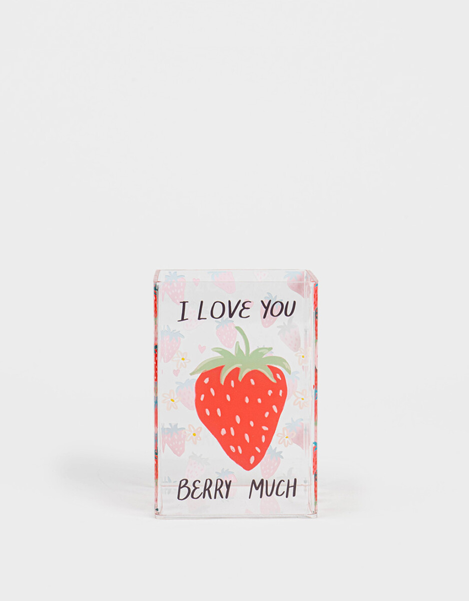 Lapicero Acrílico "berry" 