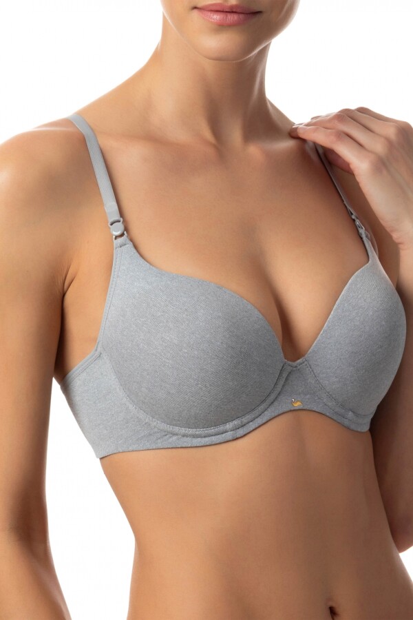 Soutien con Aro y Push Uo 51805 Gris