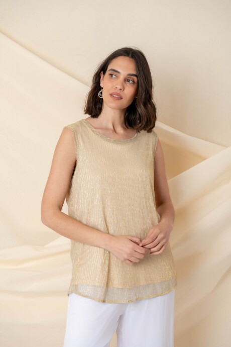 BLUSA MONIQUE Dorado